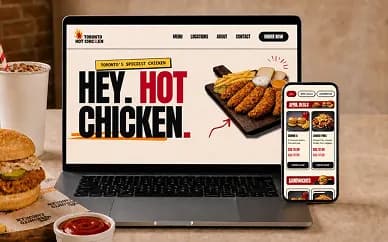 Branded Restaurant Website + Mobile App